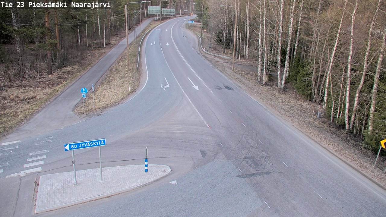 Kelikamerat Kuva Tie 23 Pieksämäki, Naarajärvi, Pieksämäki, Etelä-Savo