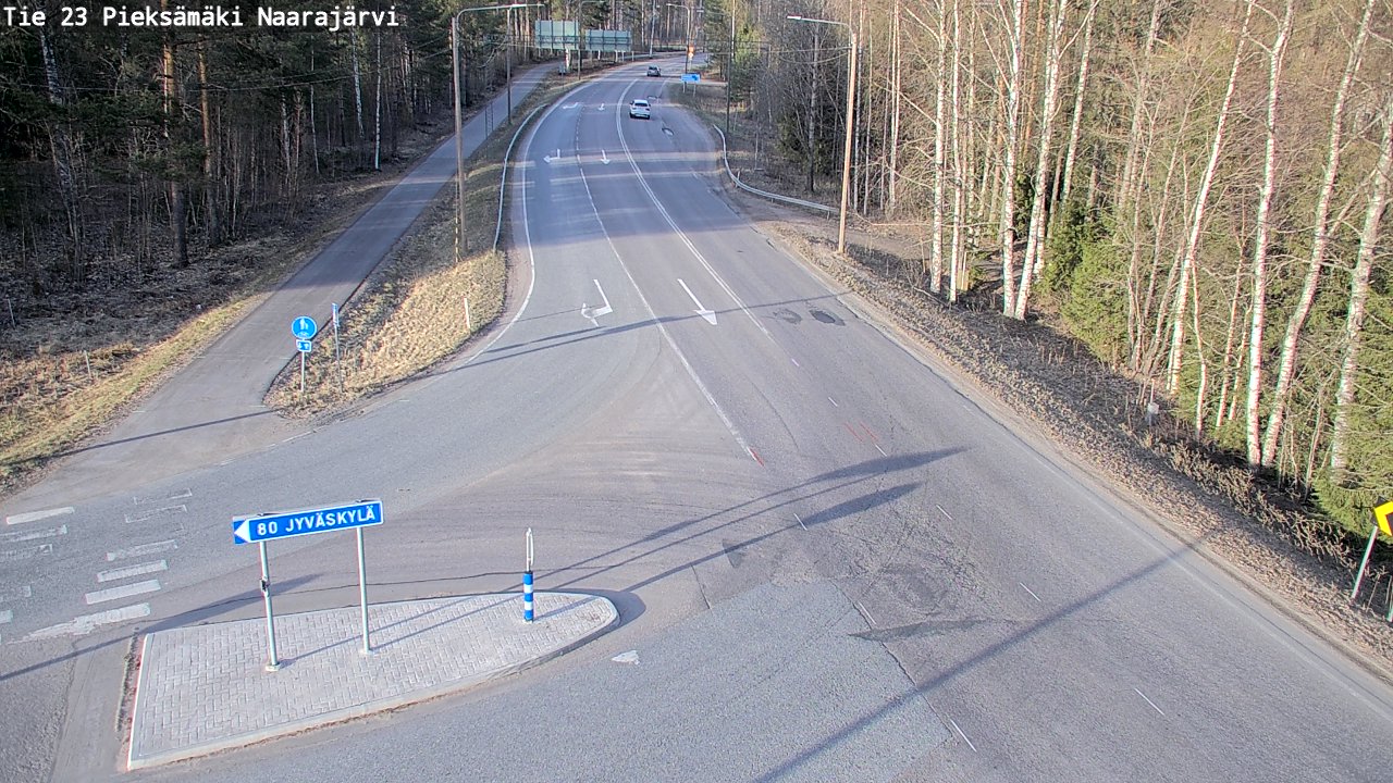 Kelikamerat Kuva Tie 23 Pieksämäki, Naarajärvi, Pieksämäki, Etelä-Savo