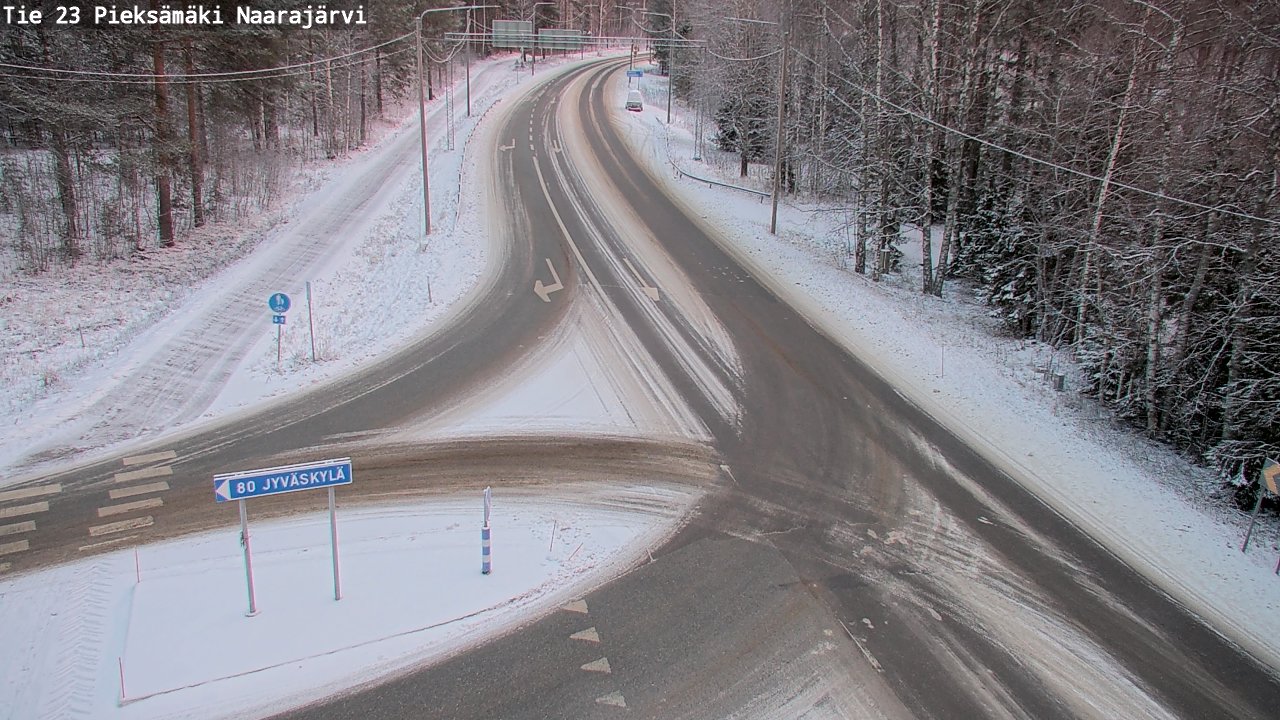 Kelikamerat Kuva Tie 23 Pieksämäki, Naarajärvi, Pieksämäki, Etelä-Savo