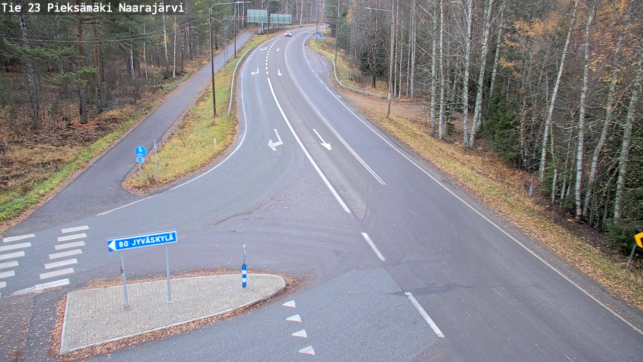 Kelikamerat Kuva Tie 23 Pieksämäki, Naarajärvi, Pieksämäki, Etelä-Savo