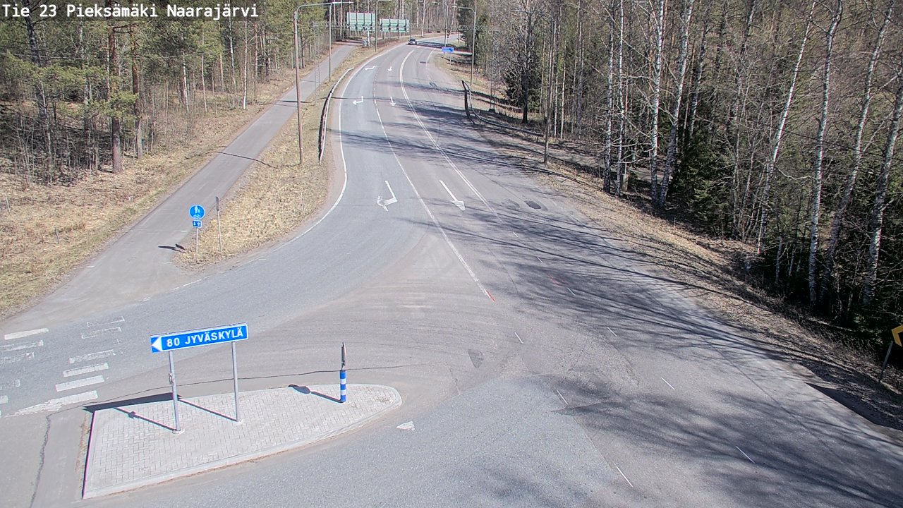 Kelikamerat Kuva Tie 23 Pieksämäki, Naarajärvi, Pieksämäki, Etelä-Savo