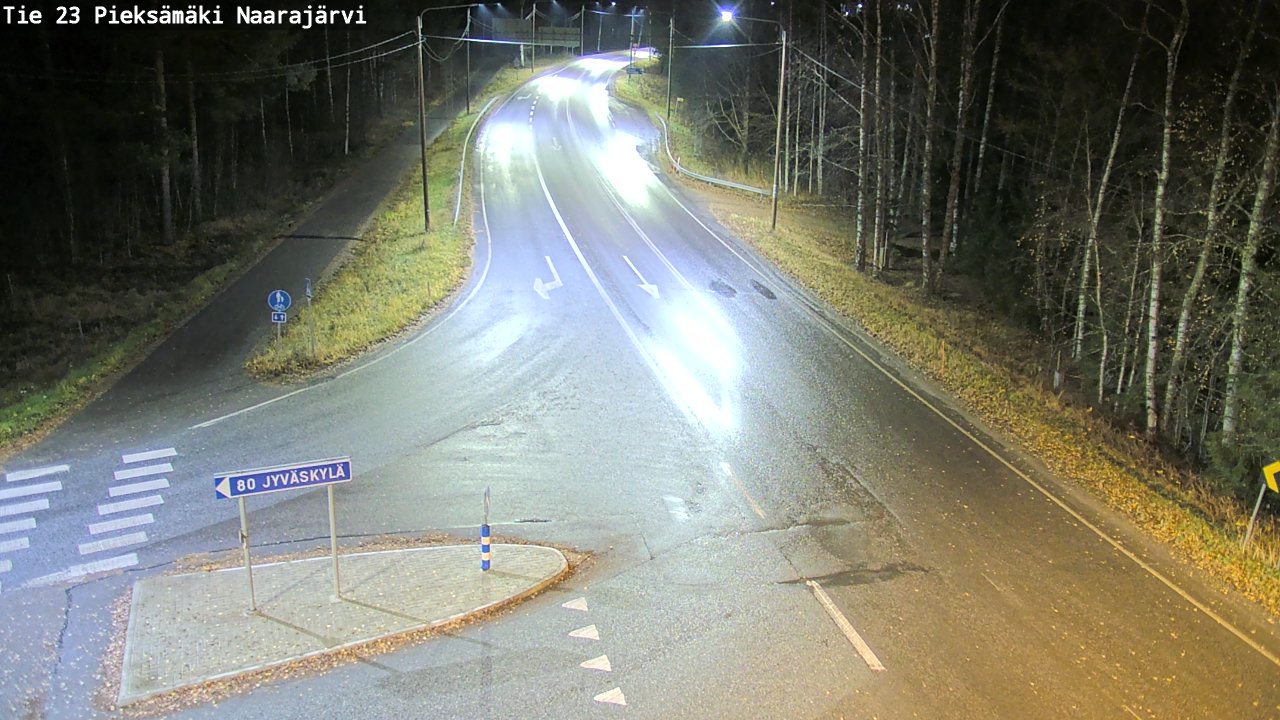 Kelikamerat Kuva Tie 23 Pieksämäki, Naarajärvi, Pieksämäki, Etelä-Savo