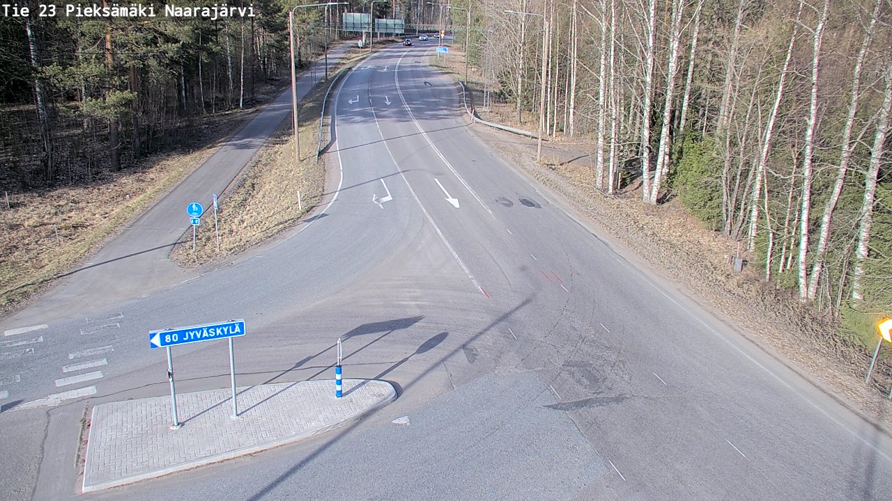 Kelikamerat Kuva Tie 23 Pieksämäki, Naarajärvi, Pieksämäki, Etelä-Savo