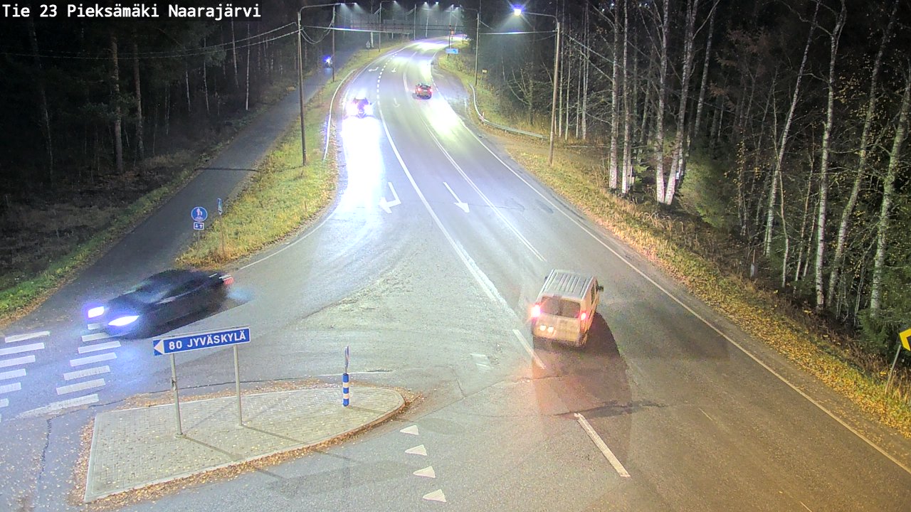 Kelikamerat Kuva Tie 23 Pieksämäki, Naarajärvi, Pieksämäki, Etelä-Savo