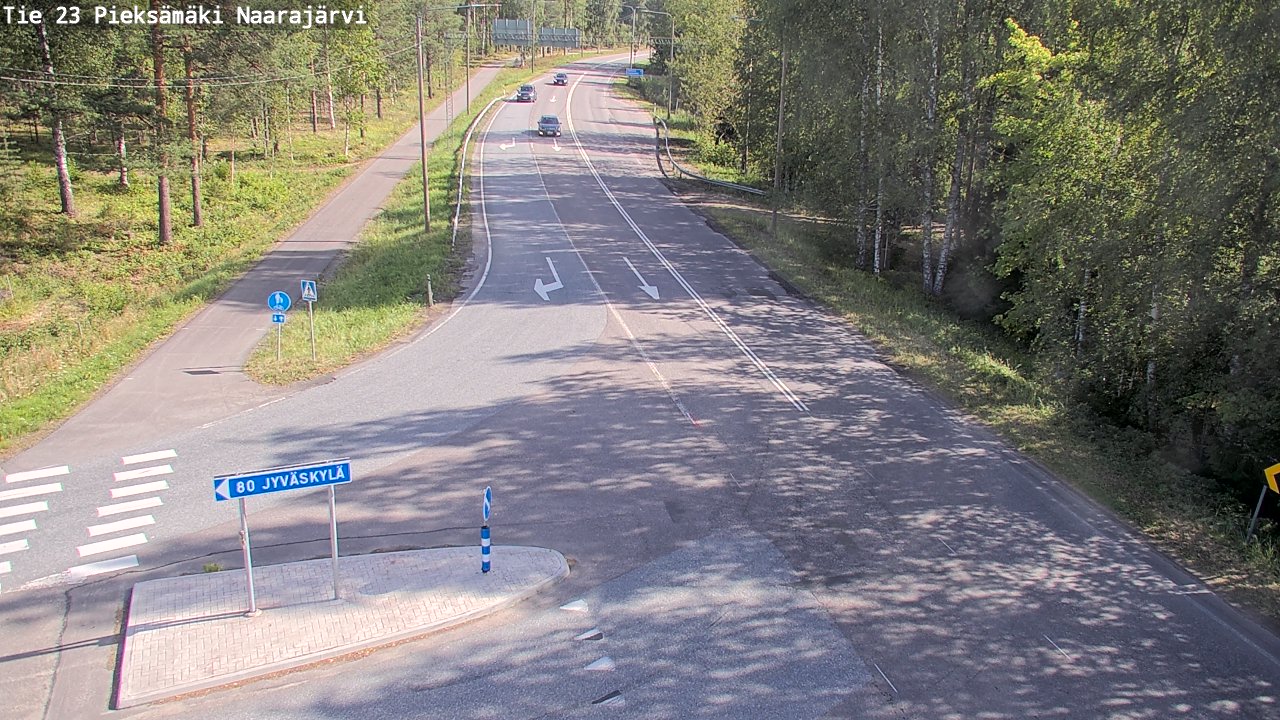 Kelikamerat Kuva Tie 23 Pieksämäki, Naarajärvi, Pieksämäki, Etelä-Savo