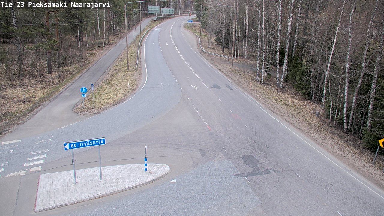 Kelikamerat Kuva Tie 23 Pieksämäki, Naarajärvi, Pieksämäki, Etelä-Savo