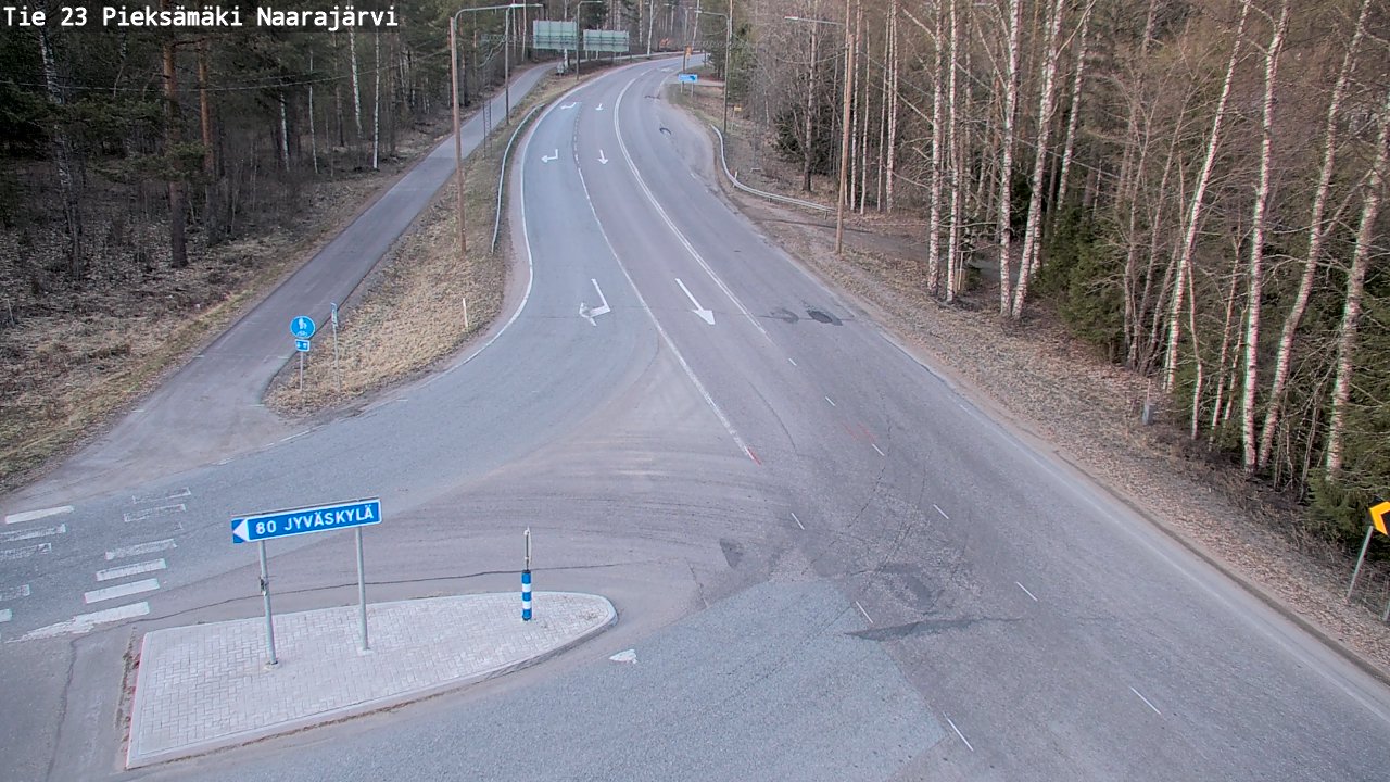 Kelikamerat Kuva Tie 23 Pieksämäki, Naarajärvi, Pieksämäki, Etelä-Savo