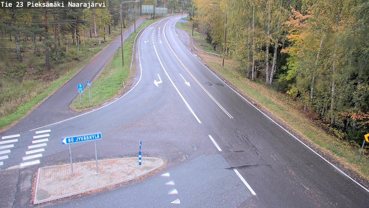 Weather Camera Image Road 23 Pieksämäki, Naarajärvi, Pieksämäki, Etelä-Savo