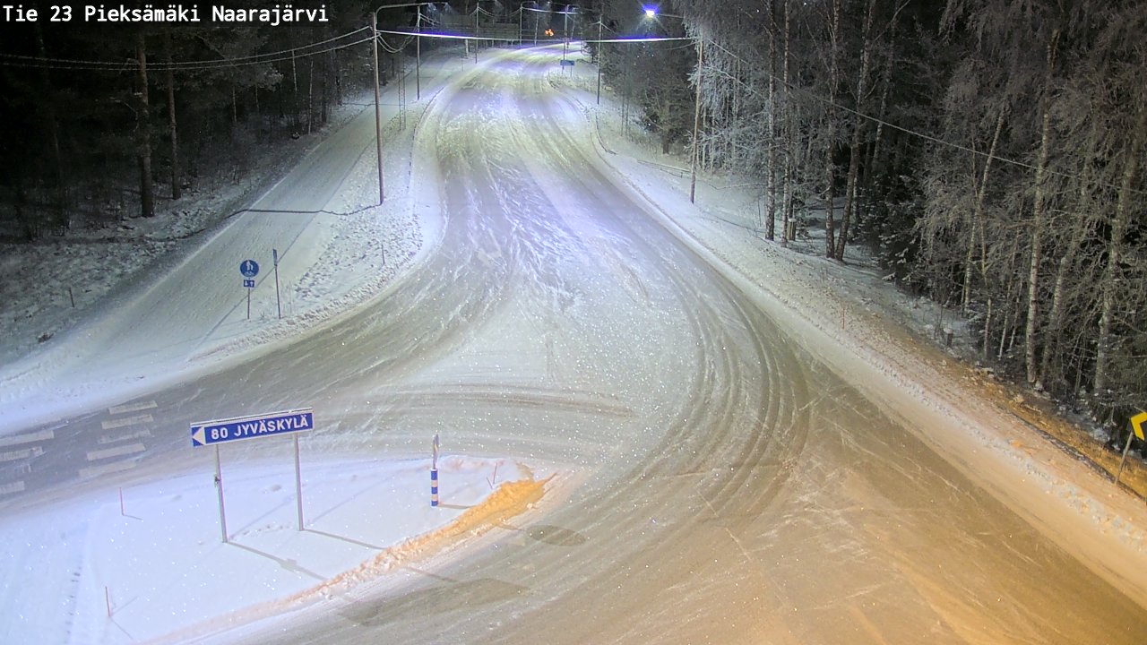 Kelikamerat Kuva Tie 23 Pieksämäki, Naarajärvi, Pieksämäki, Etelä-Savo