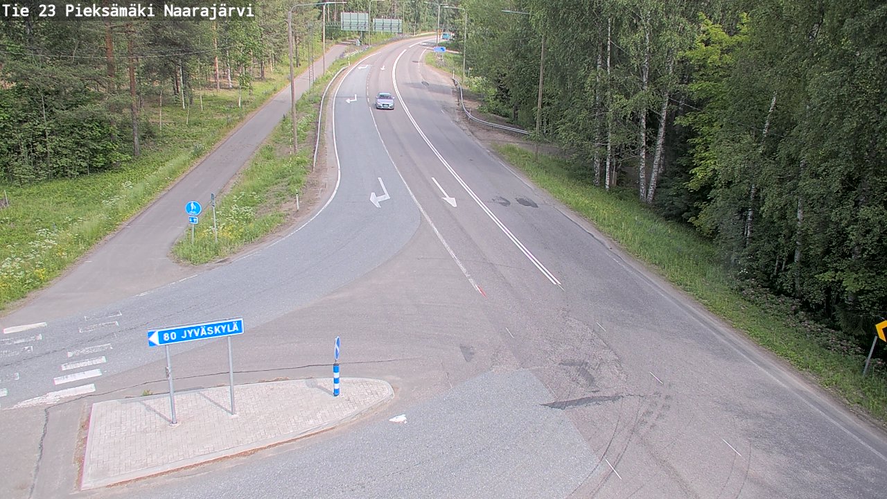 Kelikamerat Kuva Tie 23 Pieksämäki, Naarajärvi, Pieksämäki, Etelä-Savo