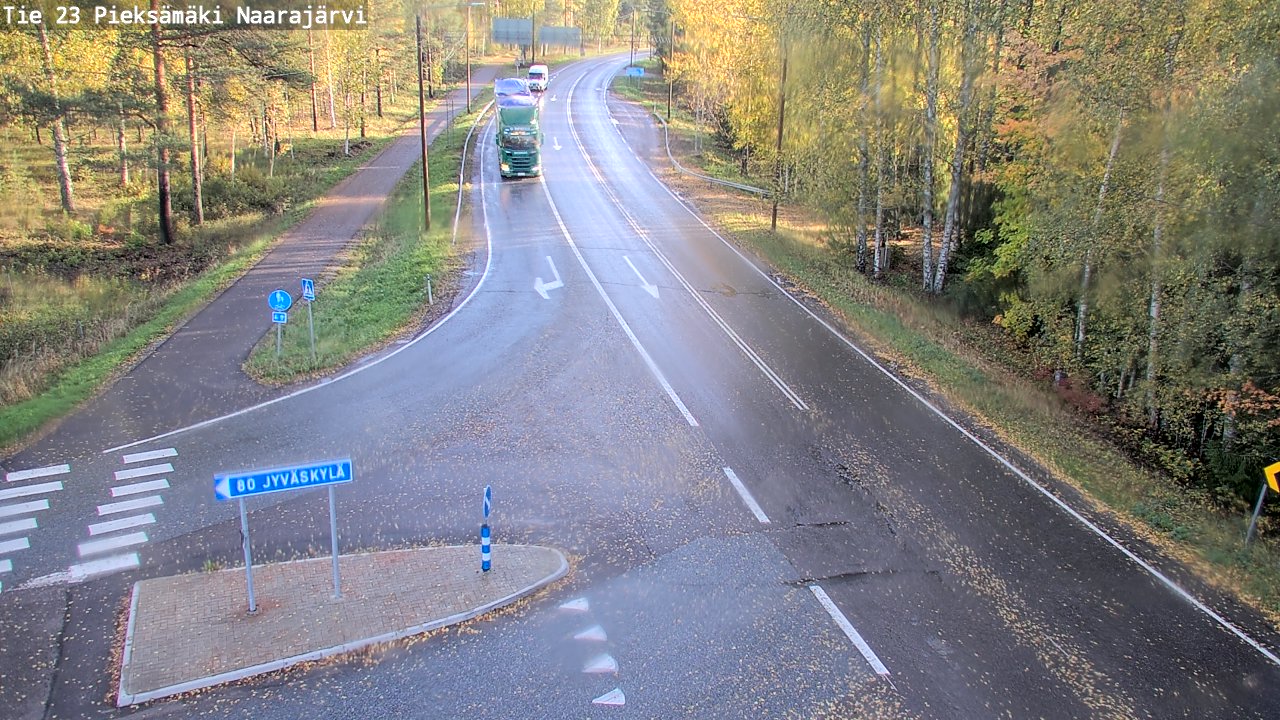 Weather Camera Image Road 23 Pieksämäki, Naarajärvi, Pieksämäki, Etelä-Savo