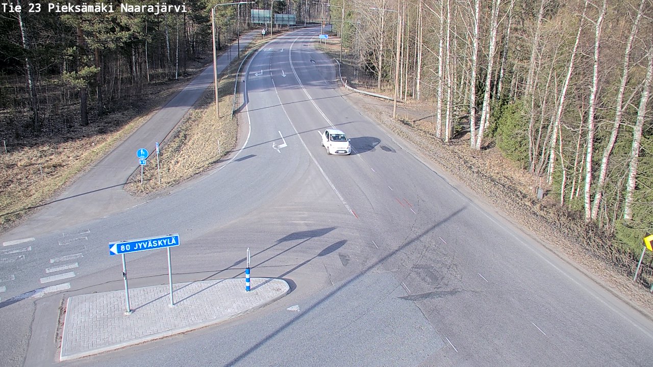 Kelikamerat Kuva Tie 23 Pieksämäki, Naarajärvi, Pieksämäki, Etelä-Savo
