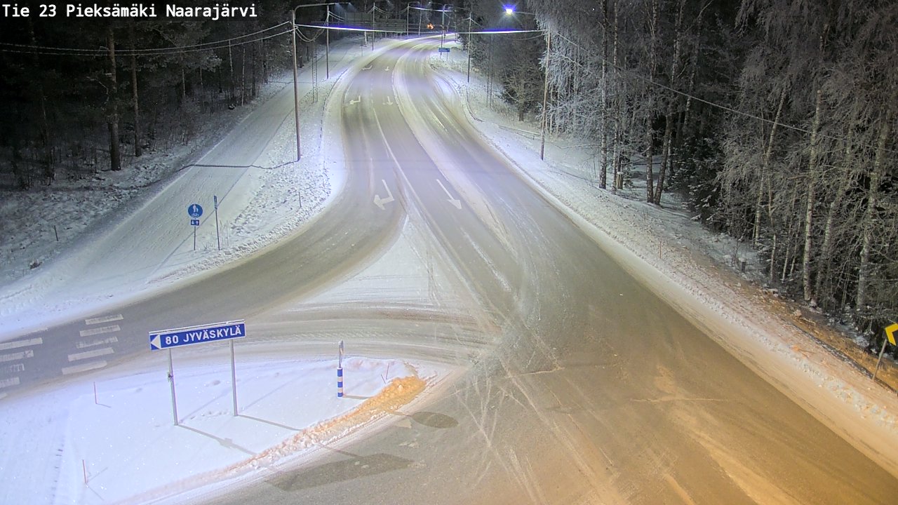 Kelikamerat Kuva Tie 23 Pieksämäki, Naarajärvi, Pieksämäki, Etelä-Savo