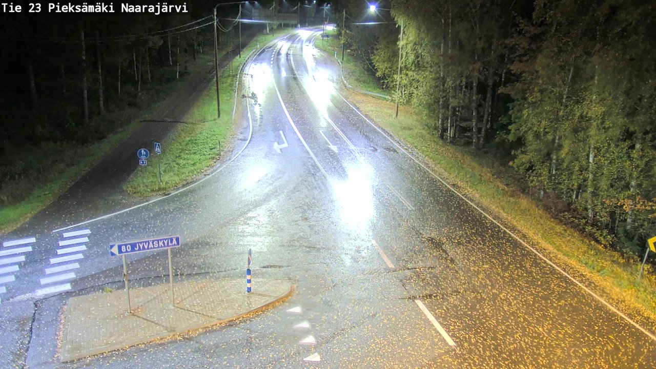 Weather Camera Image Road 23 Pieksämäki, Naarajärvi, Pieksämäki, Etelä-Savo