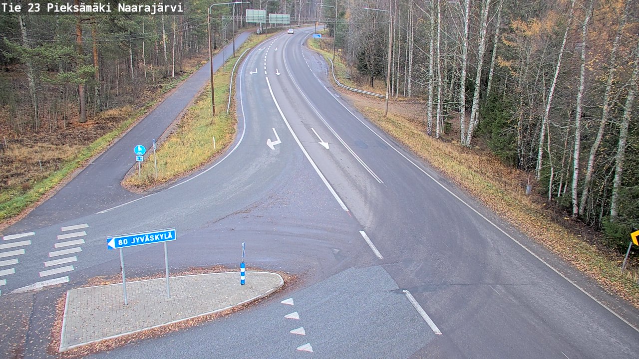 Kelikamerat Kuva Tie 23 Pieksämäki, Naarajärvi, Pieksämäki, Etelä-Savo