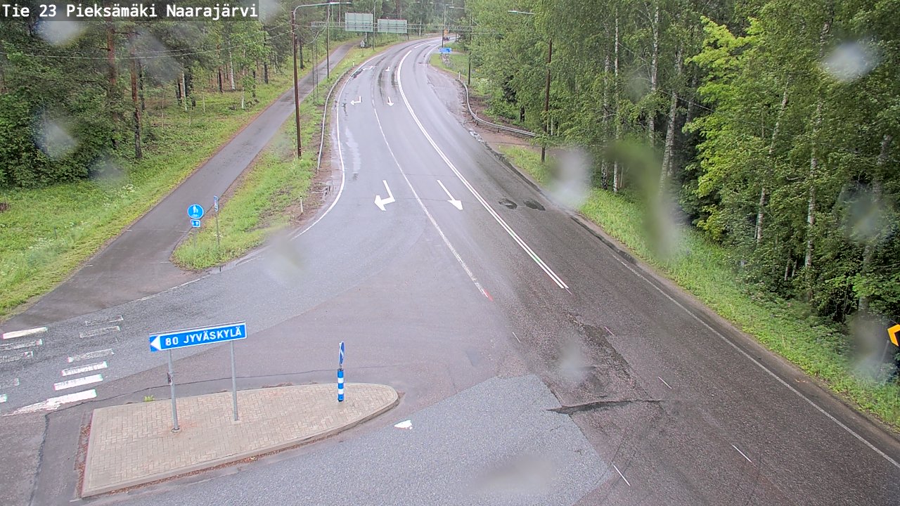 Weather Camera Image Road 23 Pieksämäki, Naarajärvi, Pieksämäki, Etelä-Savo