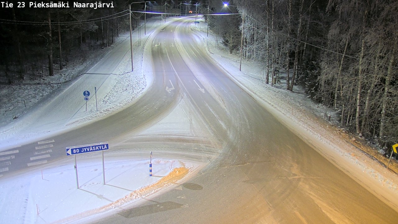 Kelikamerat Kuva Tie 23 Pieksämäki, Naarajärvi, Pieksämäki, Etelä-Savo