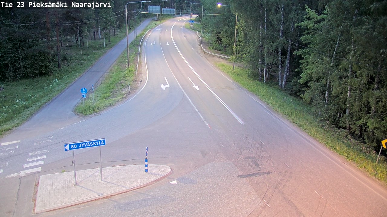 Kelikamerat Kuva Tie 23 Pieksämäki, Naarajärvi, Pieksämäki, Etelä-Savo