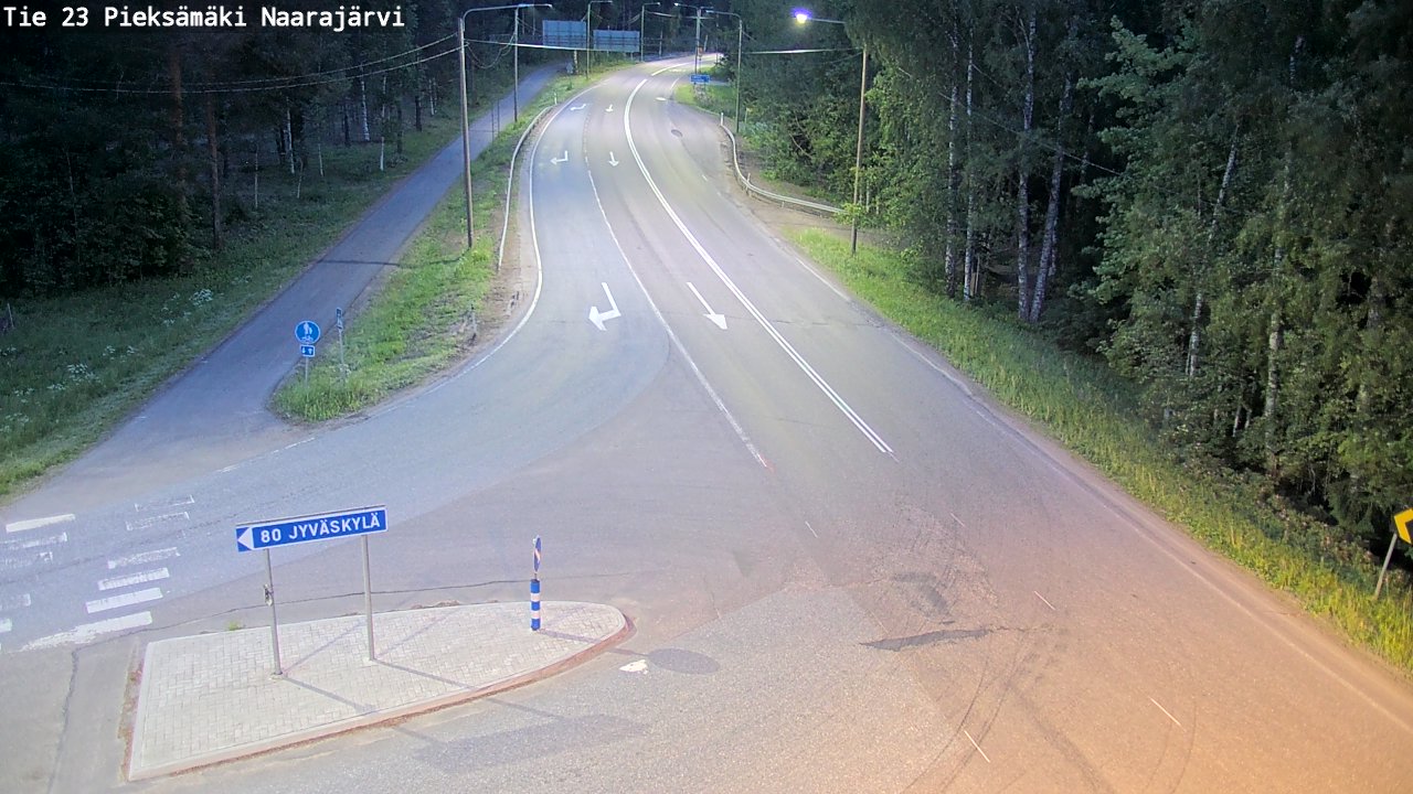Kelikamerat Kuva Tie 23 Pieksämäki, Naarajärvi, Pieksämäki, Etelä-Savo