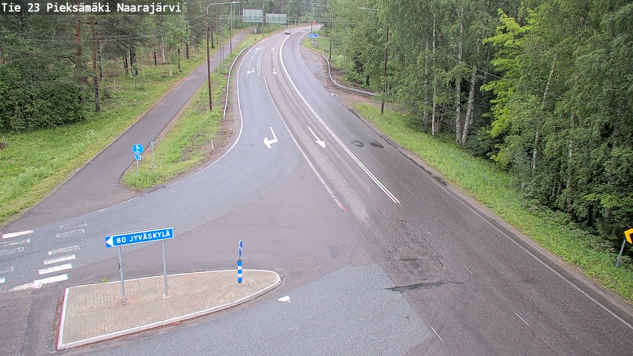 Weather Camera Image Road 23 Pieksämäki, Naarajärvi, Pieksämäki, Etelä-Savo
