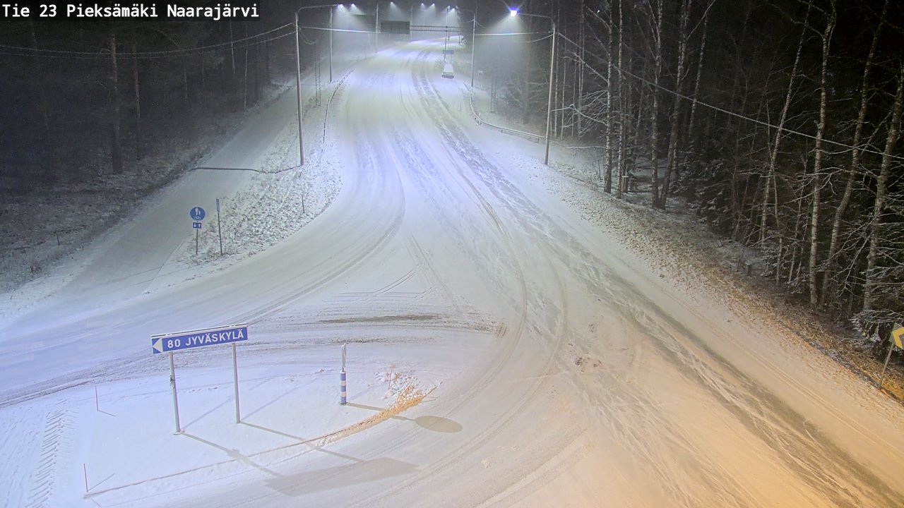 Kelikamerat Kuva Tie 23 Pieksämäki, Naarajärvi, Pieksämäki, Etelä-Savo