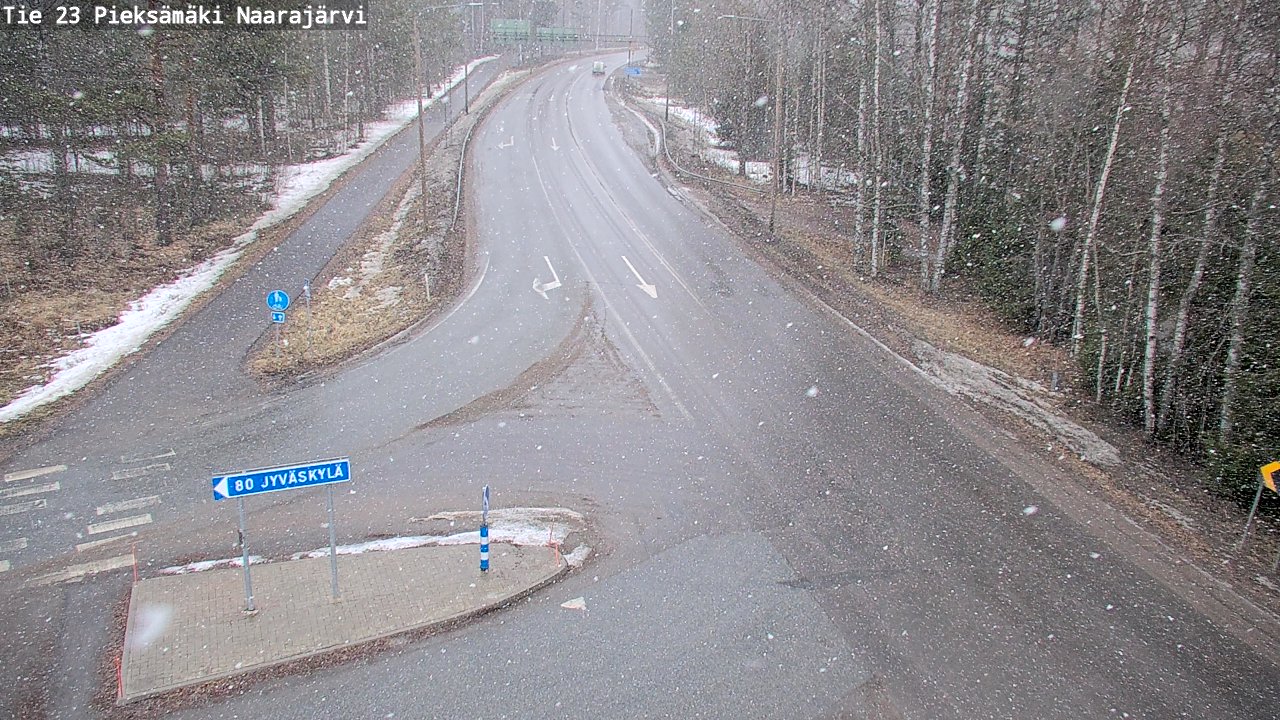 Kelikamerat Kuva Tie 23 Pieksämäki, Naarajärvi, Pieksämäki, Etelä-Savo