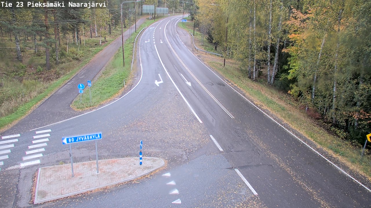 Weather Camera Image Road 23 Pieksämäki, Naarajärvi, Pieksämäki, Etelä-Savo