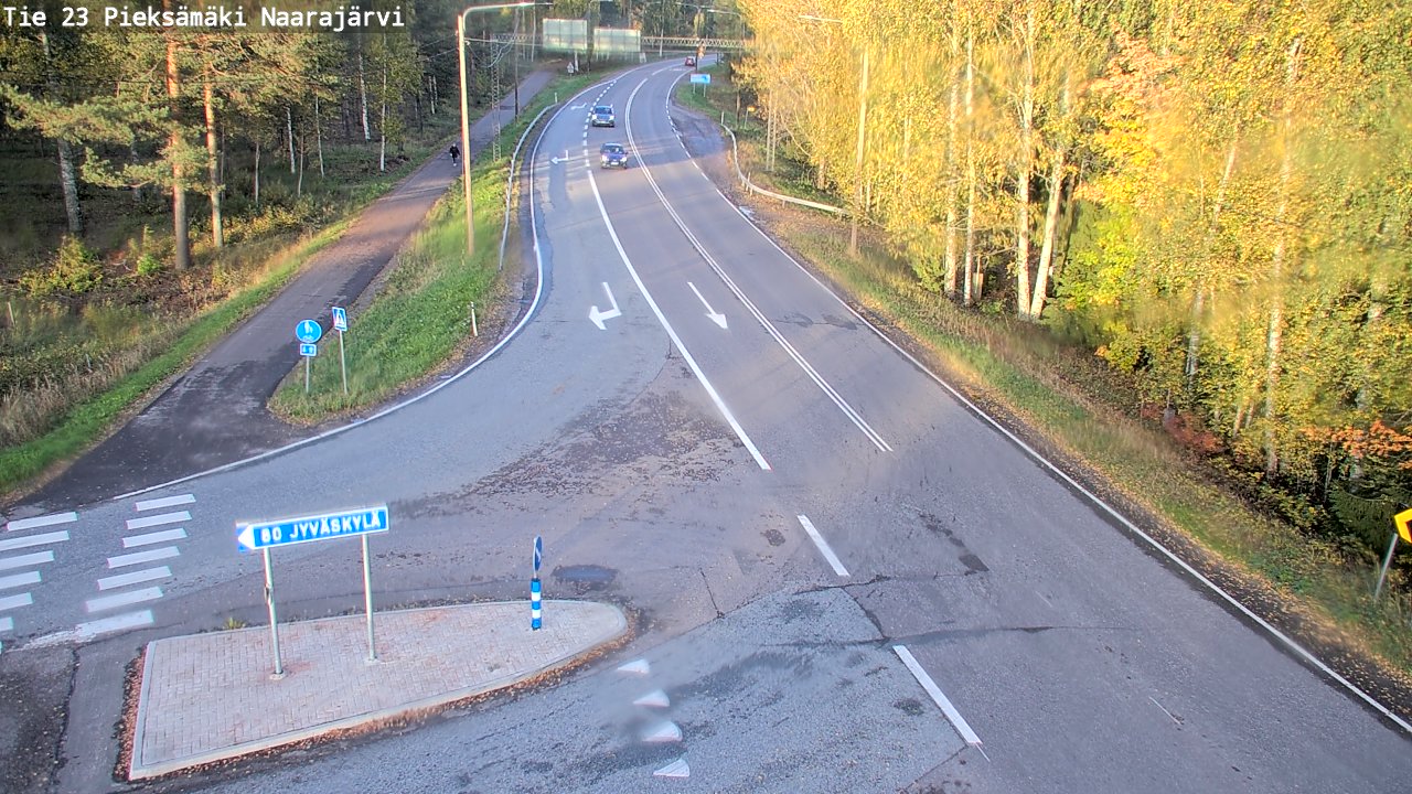 Weather Camera Image Road 23 Pieksämäki, Naarajärvi, Pieksämäki, Etelä-Savo