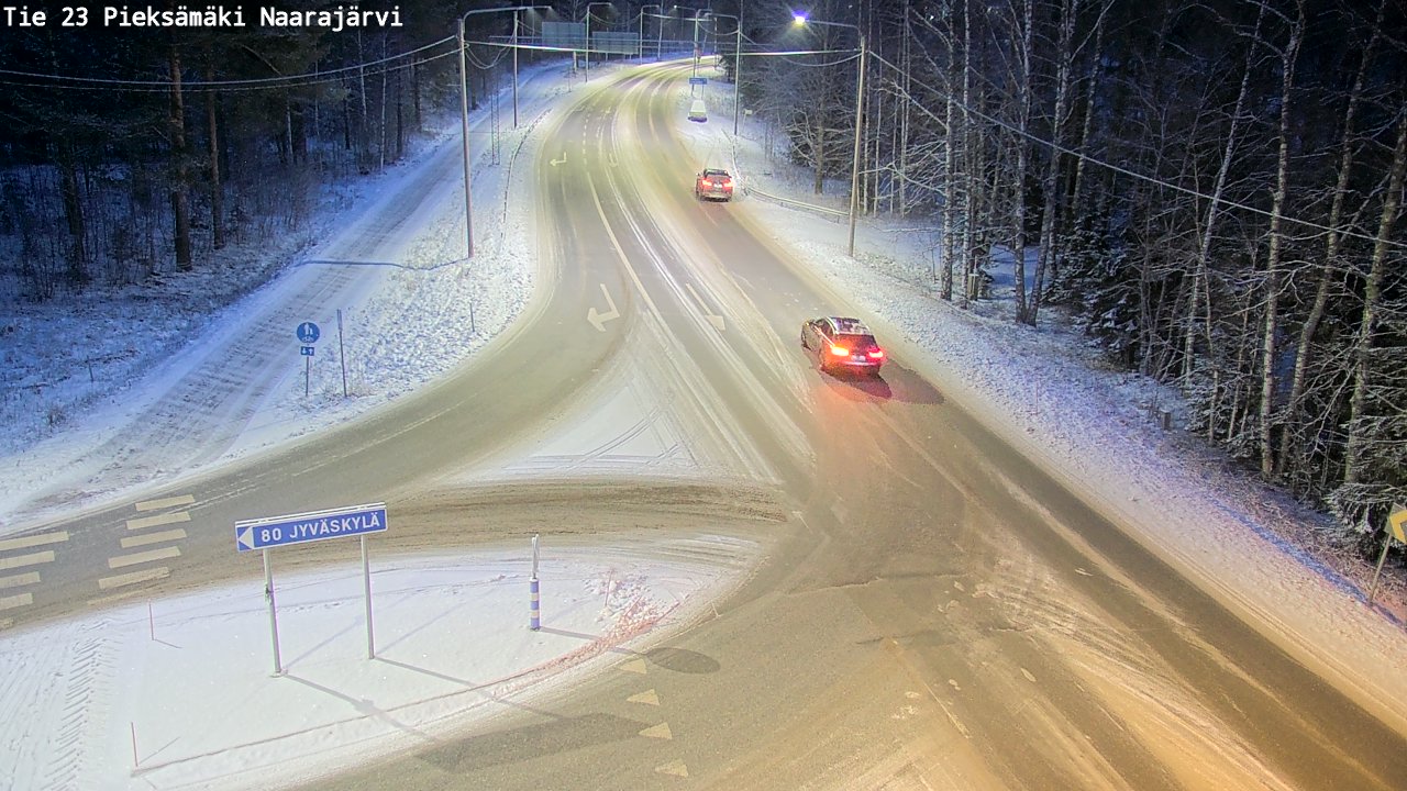 Kelikamerat Kuva Tie 23 Pieksämäki, Naarajärvi, Pieksämäki, Etelä-Savo