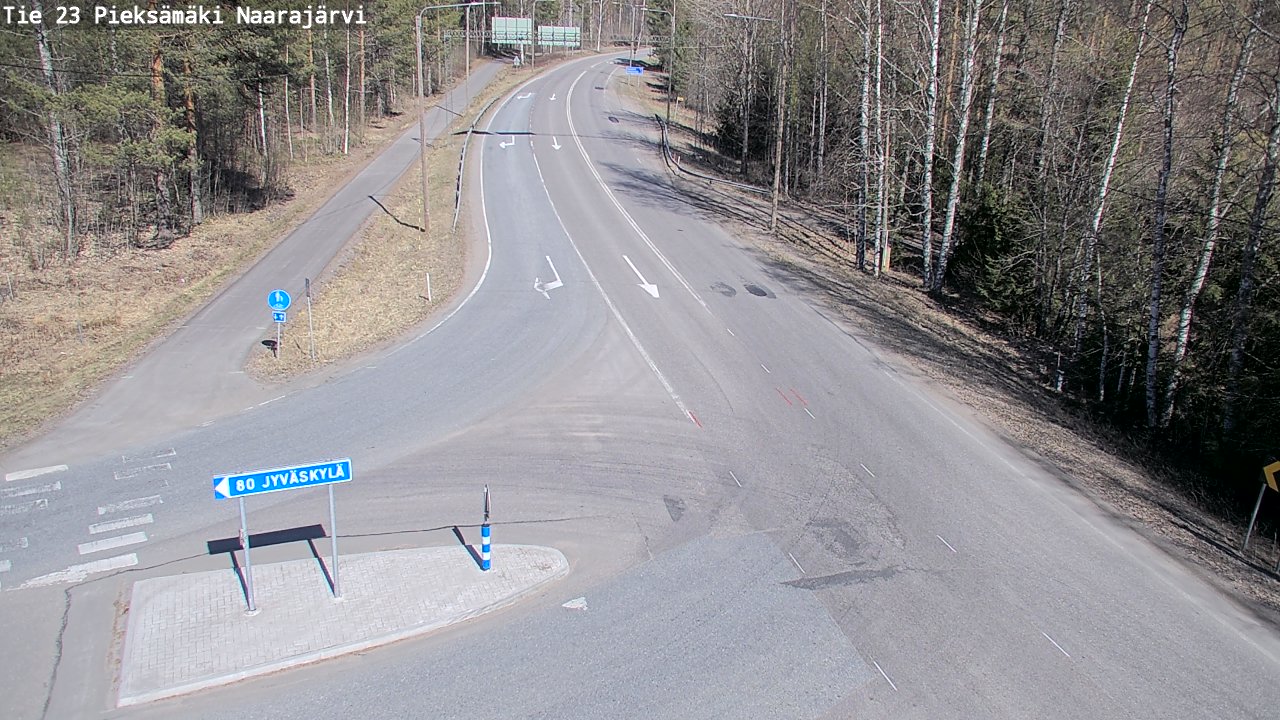 Kelikamerat Kuva Tie 23 Pieksämäki, Naarajärvi, Pieksämäki, Etelä-Savo