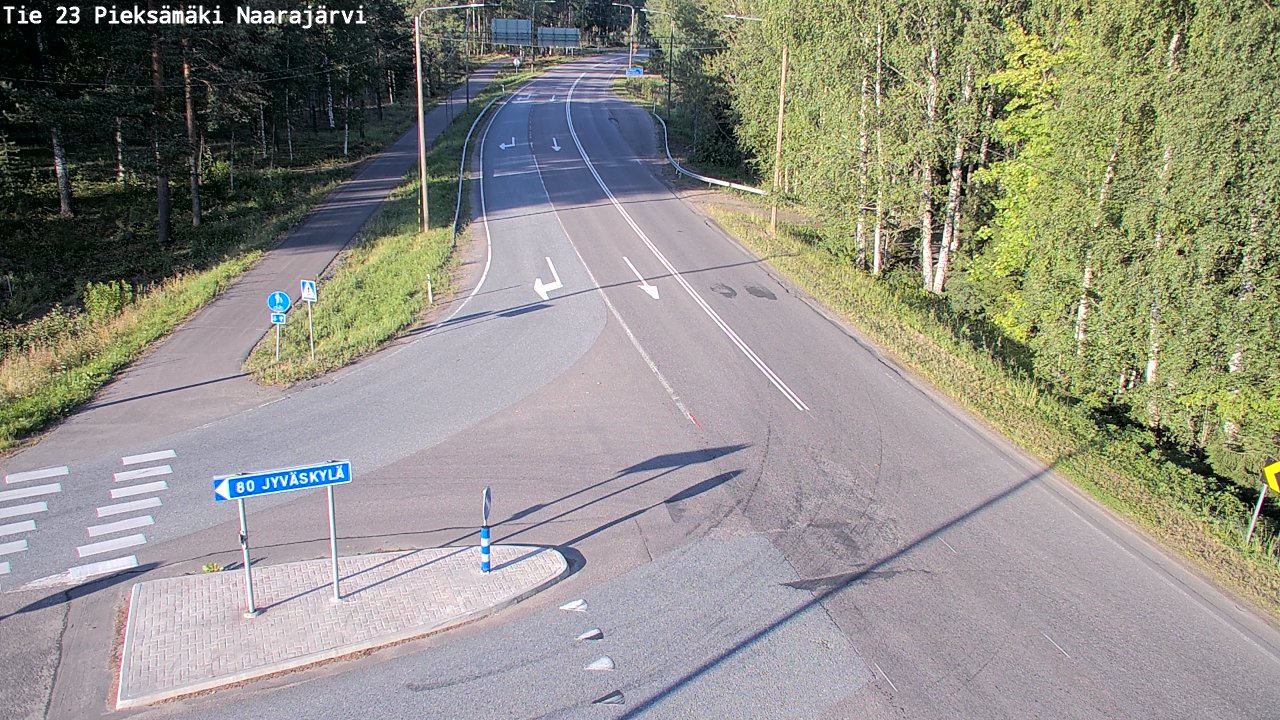 Kelikamerat Kuva Tie 23 Pieksämäki, Naarajärvi, Pieksämäki, Etelä-Savo