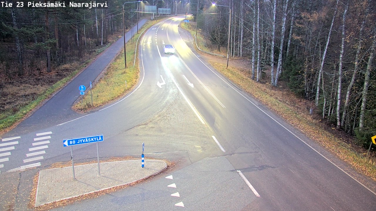 Kelikamerat Kuva Tie 23 Pieksämäki, Naarajärvi, Pieksämäki, Etelä-Savo