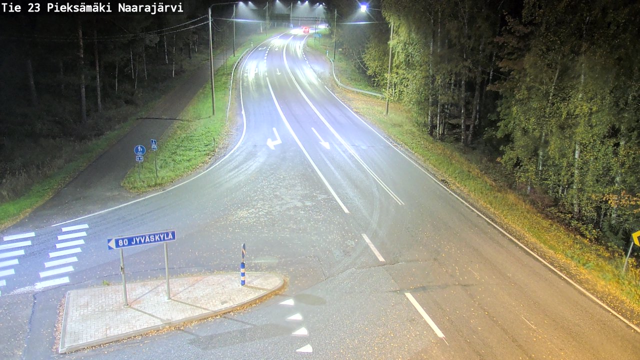 Weather Camera Image Road 23 Pieksämäki, Naarajärvi, Pieksämäki, Etelä-Savo