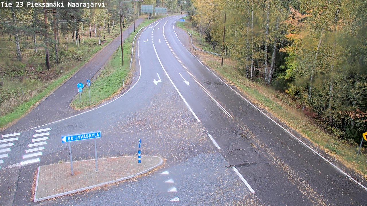 Weather Camera Image Road 23 Pieksämäki, Naarajärvi, Pieksämäki, Etelä-Savo