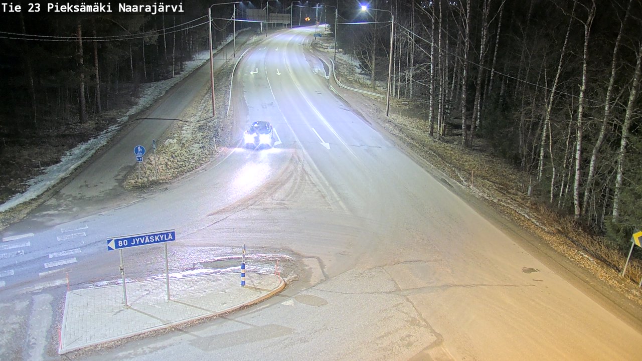Kelikamerat Kuva Tie 23 Pieksämäki, Naarajärvi, Pieksämäki, Etelä-Savo