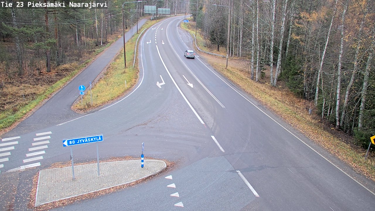 Kelikamerat Kuva Tie 23 Pieksämäki, Naarajärvi, Pieksämäki, Etelä-Savo