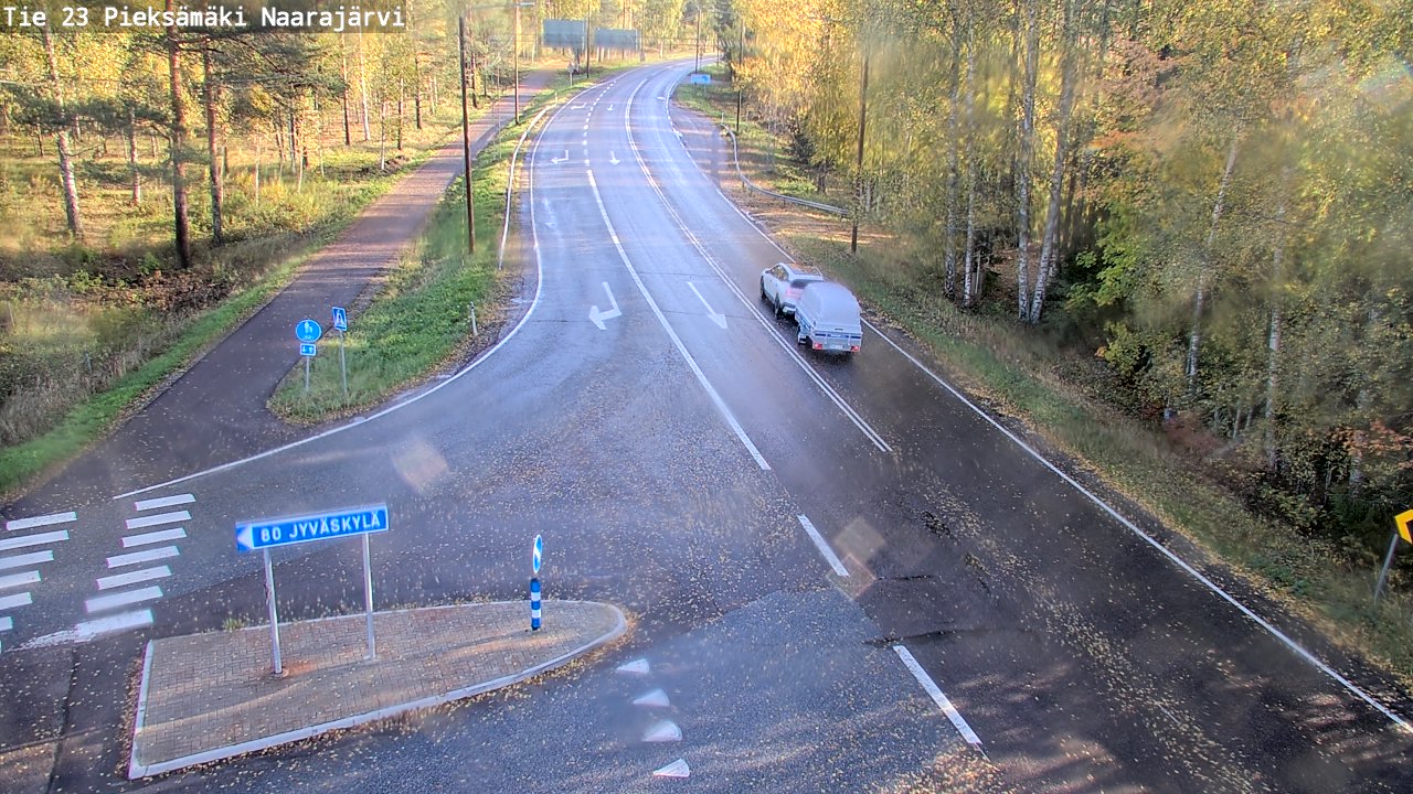 Weather Camera Image Road 23 Pieksämäki, Naarajärvi, Pieksämäki, Etelä-Savo