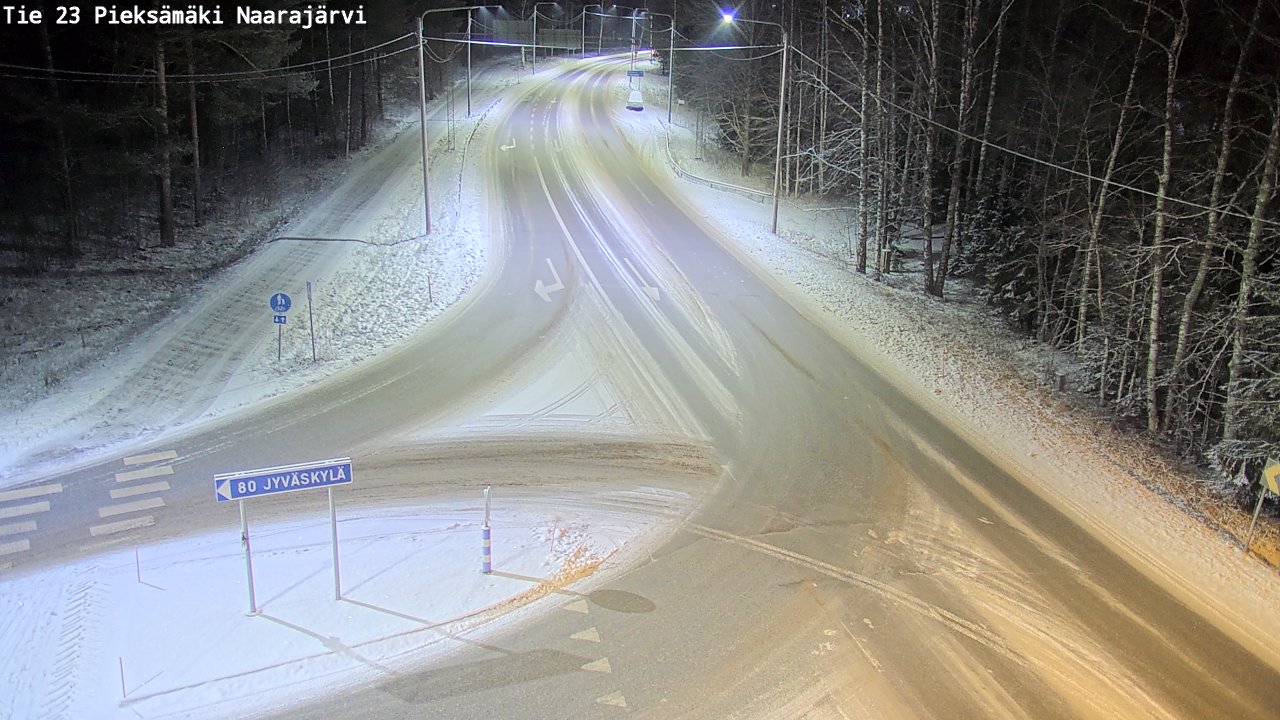 Kelikamerat Kuva Tie 23 Pieksämäki, Naarajärvi, Pieksämäki, Etelä-Savo