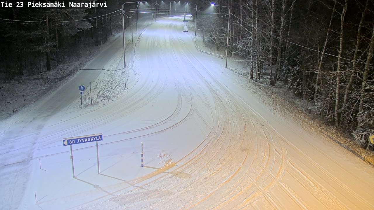 Kelikamerat Kuva Tie 23 Pieksämäki, Naarajärvi, Pieksämäki, Etelä-Savo