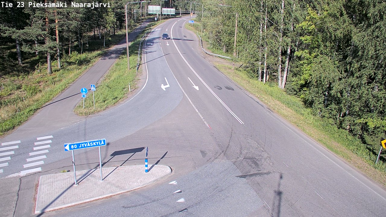 Kelikamerat Kuva Tie 23 Pieksämäki, Naarajärvi, Pieksämäki, Etelä-Savo
