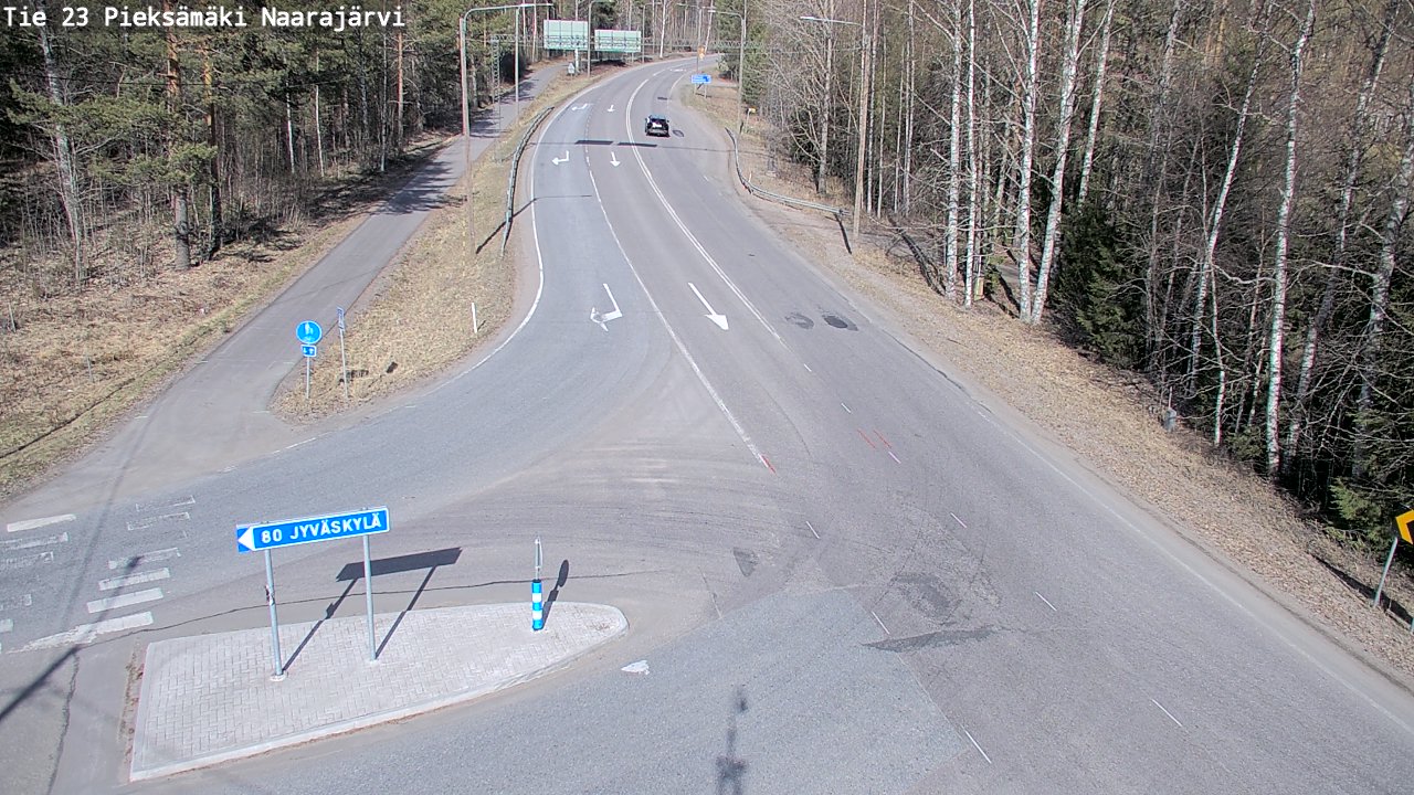 Kelikamerat Kuva Tie 23 Pieksämäki, Naarajärvi, Pieksämäki, Etelä-Savo