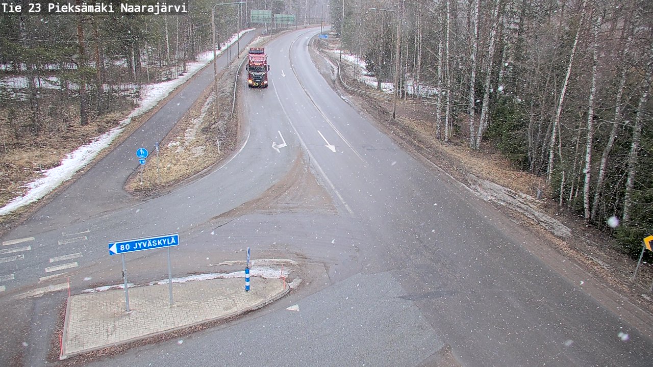 Kelikamerat Kuva Tie 23 Pieksämäki, Naarajärvi, Pieksämäki, Etelä-Savo