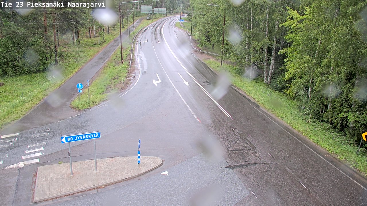 Weather Camera Image Road 23 Pieksämäki, Naarajärvi, Pieksämäki, Etelä-Savo