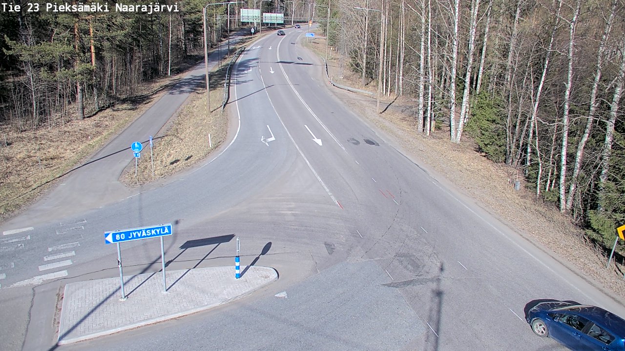 Kelikamerat Kuva Tie 23 Pieksämäki, Naarajärvi, Pieksämäki, Etelä-Savo