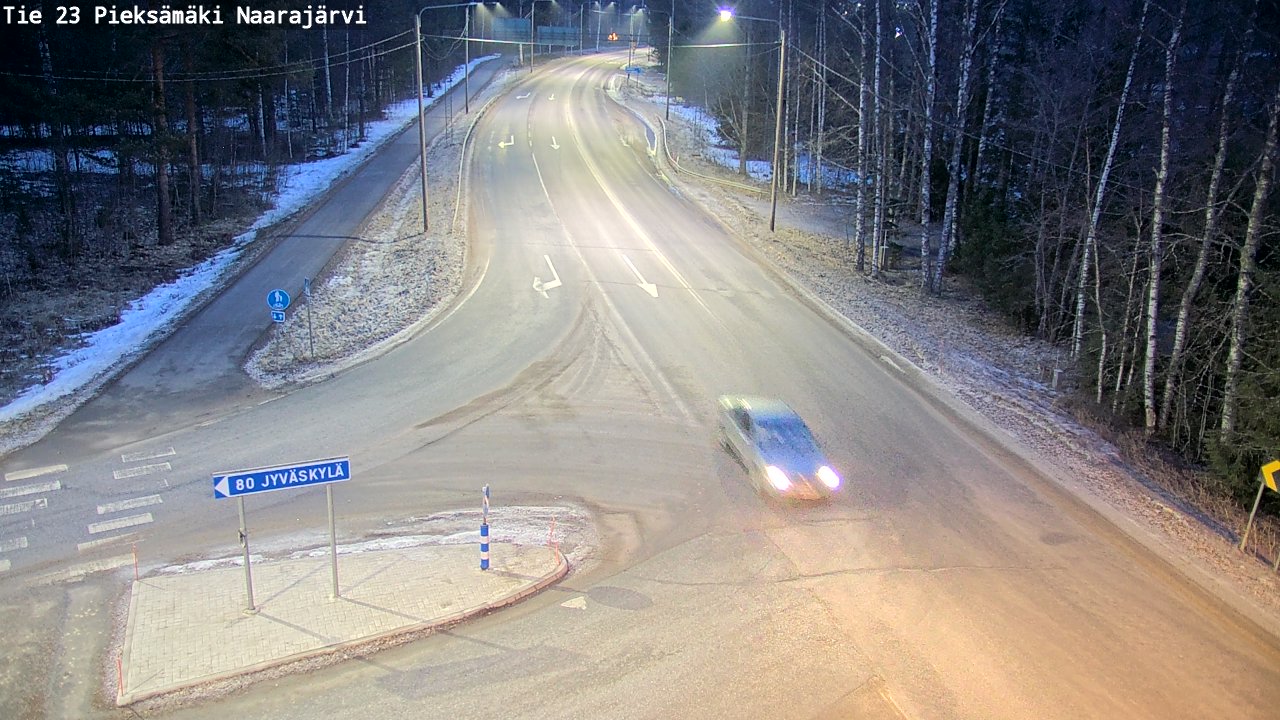Kelikamerat Kuva Tie 23 Pieksämäki, Naarajärvi, Pieksämäki, Etelä-Savo