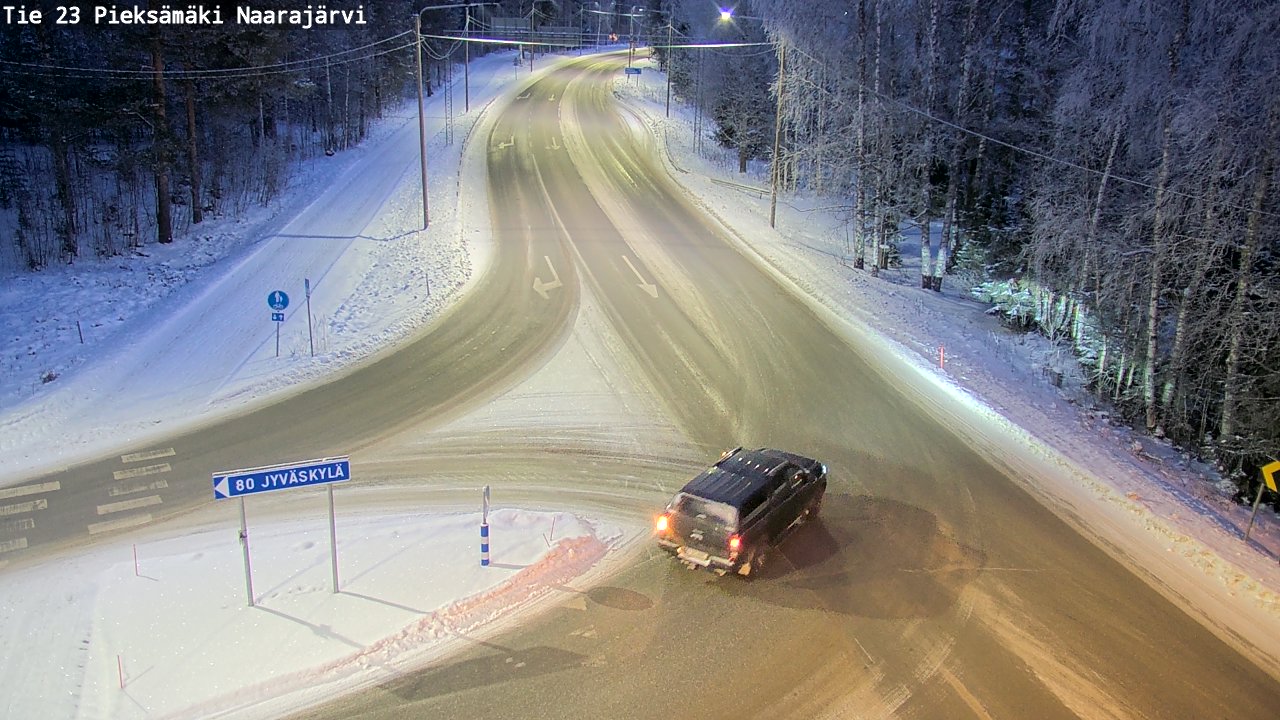 Kelikamerat Kuva Tie 23 Pieksämäki, Naarajärvi, Pieksämäki, Etelä-Savo