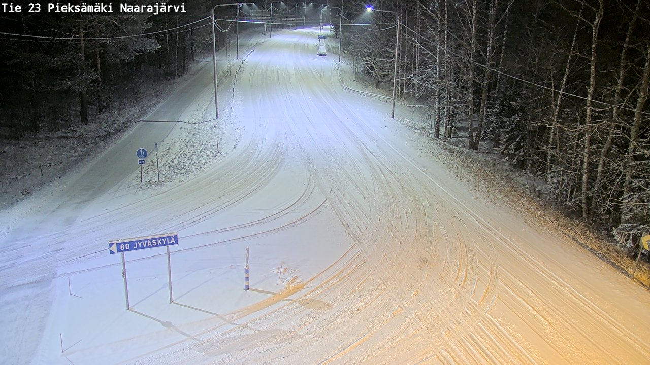 Kelikamerat Kuva Tie 23 Pieksämäki, Naarajärvi, Pieksämäki, Etelä-Savo