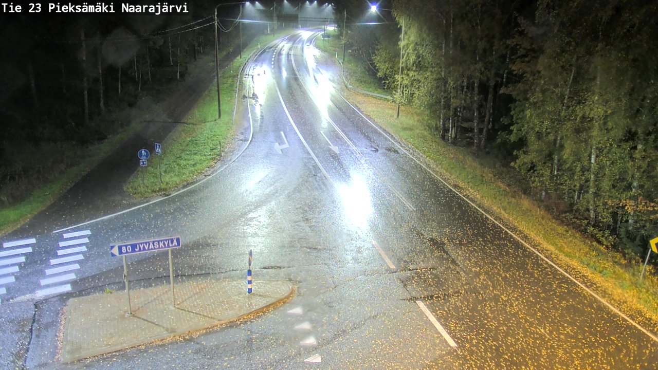 Weather Camera Image Road 23 Pieksämäki, Naarajärvi, Pieksämäki, Etelä-Savo