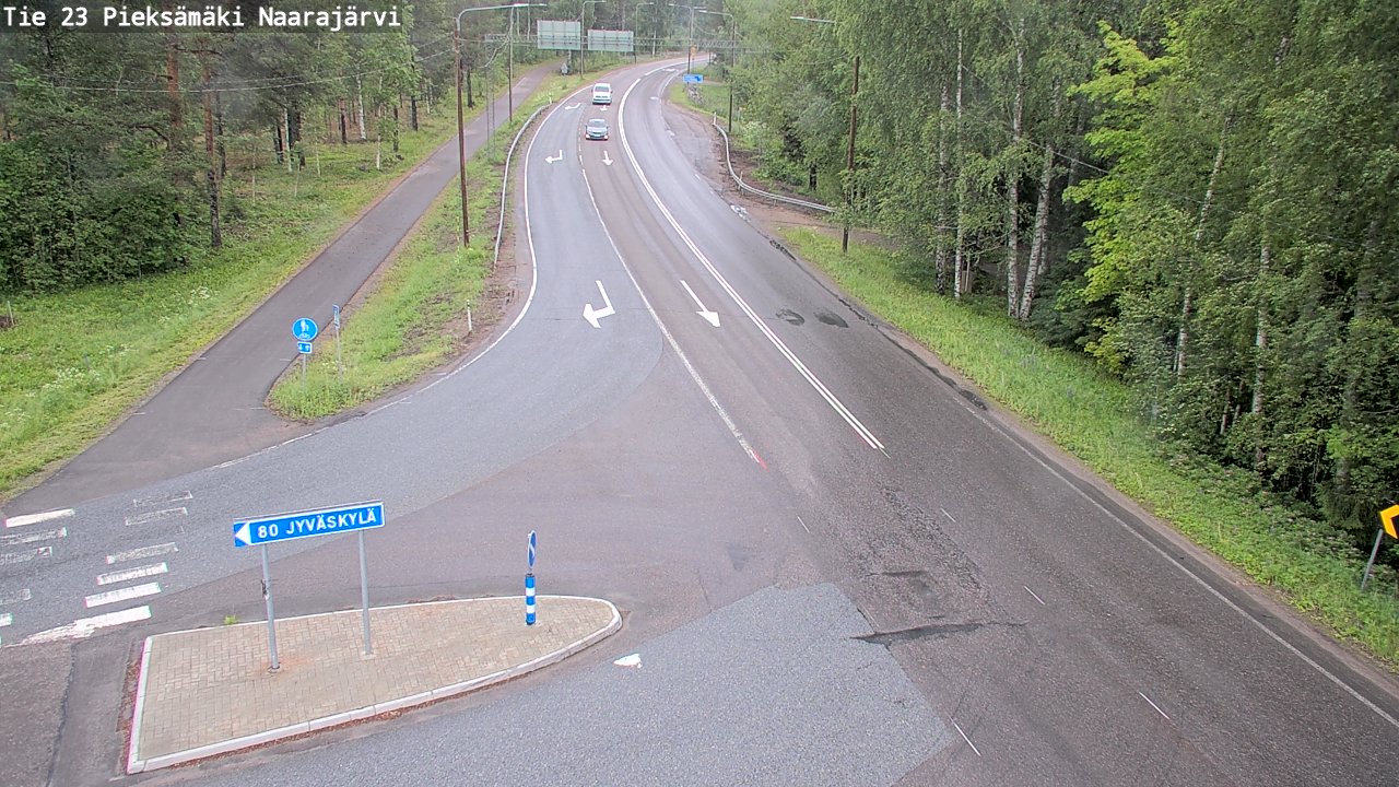 Weather Camera Image Road 23 Pieksämäki, Naarajärvi, Pieksämäki, Etelä-Savo