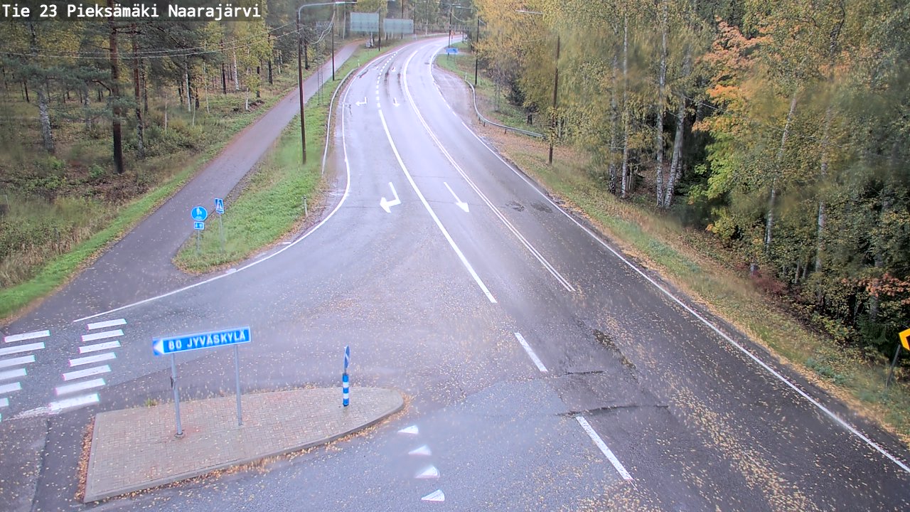 Weather Camera Image Road 23 Pieksämäki, Naarajärvi, Pieksämäki, Etelä-Savo
